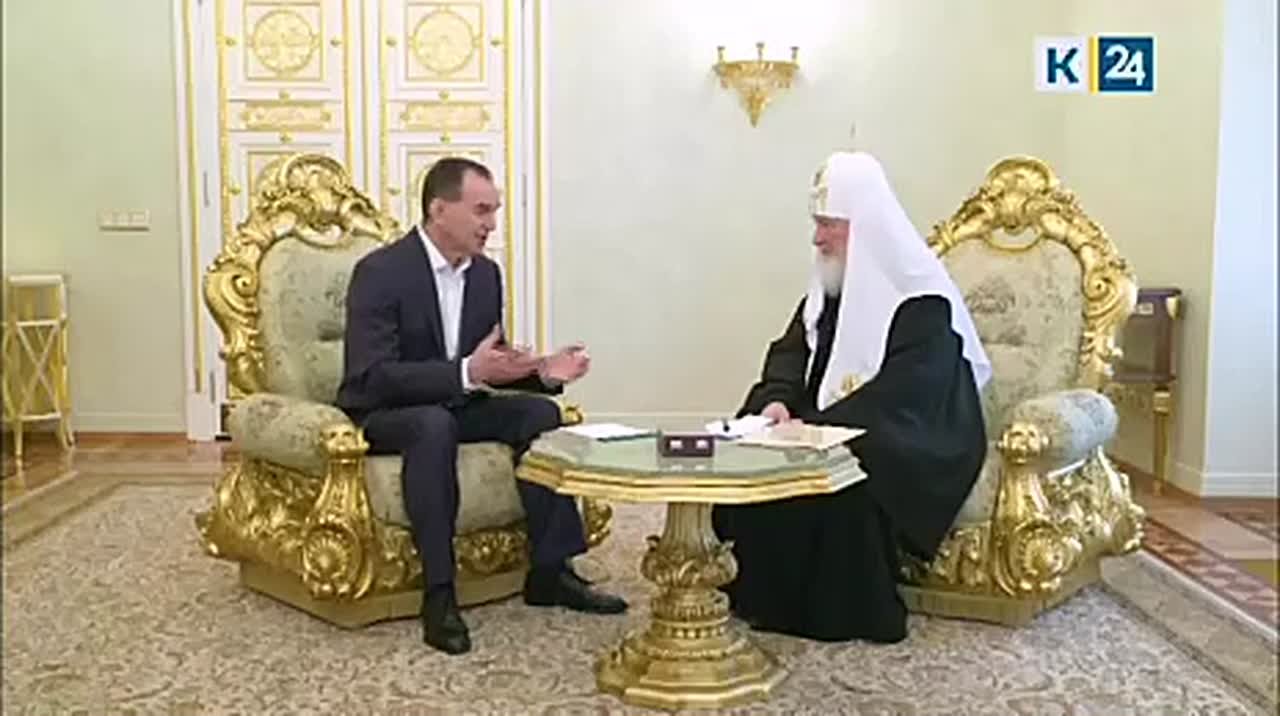 Вениамин Кондратьев встретился с Патриархом Московским и всея Руси Кириллом