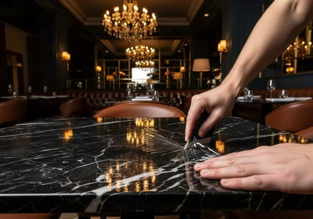 Как защитить мраморные столешницы в ресторане: простые решения для долгого срока службы