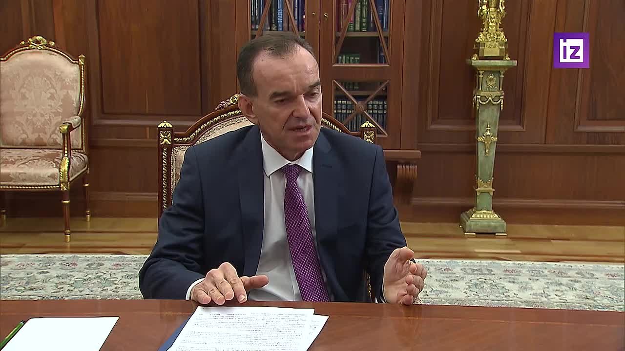 Губернатор Краснодарского края Вениамин Кондратьев сообщил Владимиру Путину об увеличении в регионе числа виноградников на 6,5 тыс