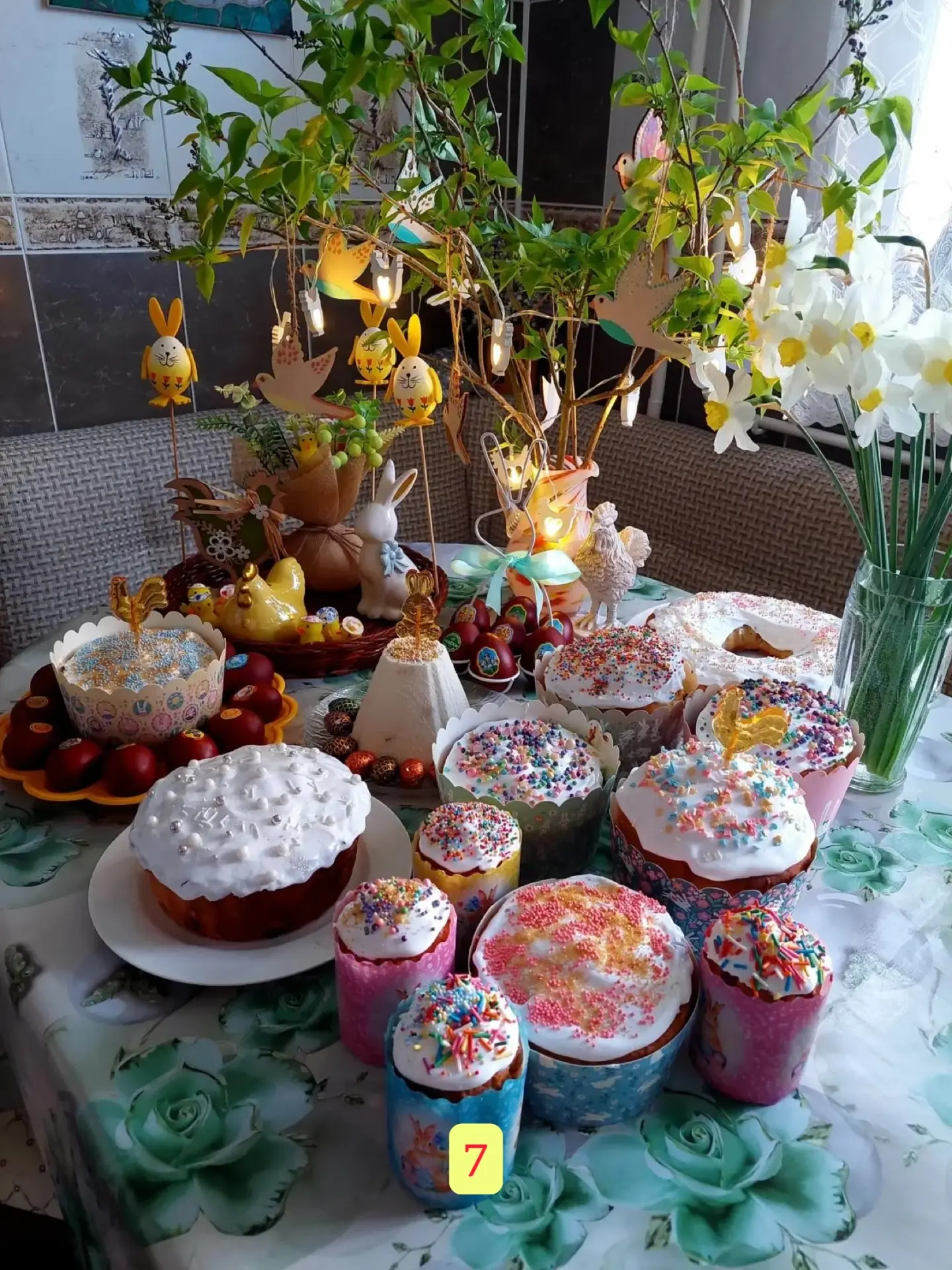 Второй этап нашей битвы куличей Второй этап нашей битвы куличей