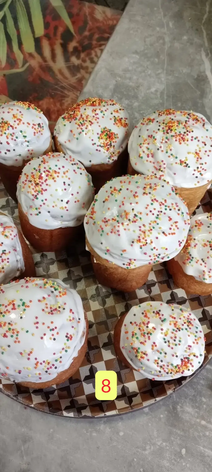 Второй этап нашей битвы куличей Второй этап нашей битвы куличей