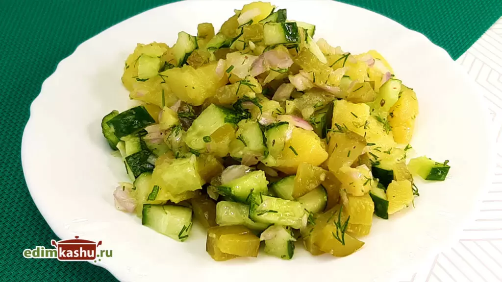 Наслаждение летним вкусом: как приготовить картофельный салат Монастырский