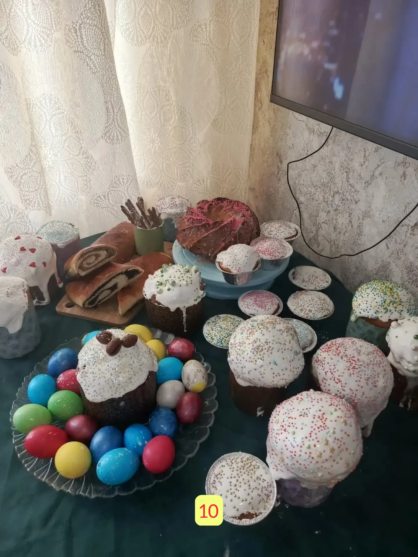 Второй этап нашей битвы куличей Второй этап нашей битвы куличей