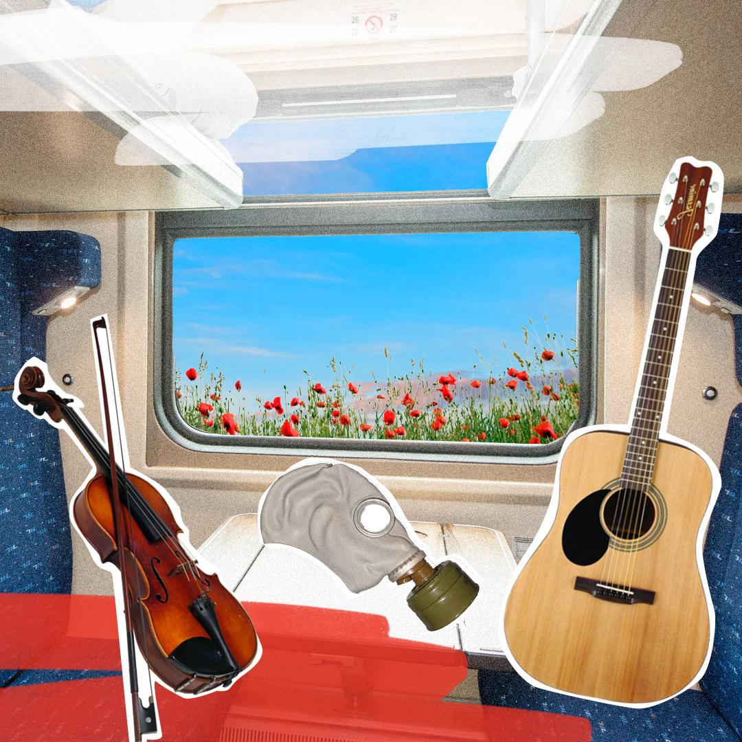 Чайный сервиз, скрипку и противогаз забыли россияне в поезде с начала 2026 года