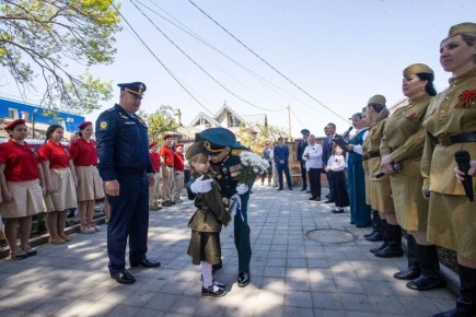 Участника Великой Отечественной войны Василия Михайловича Кулькина поздравили с Днем Победы