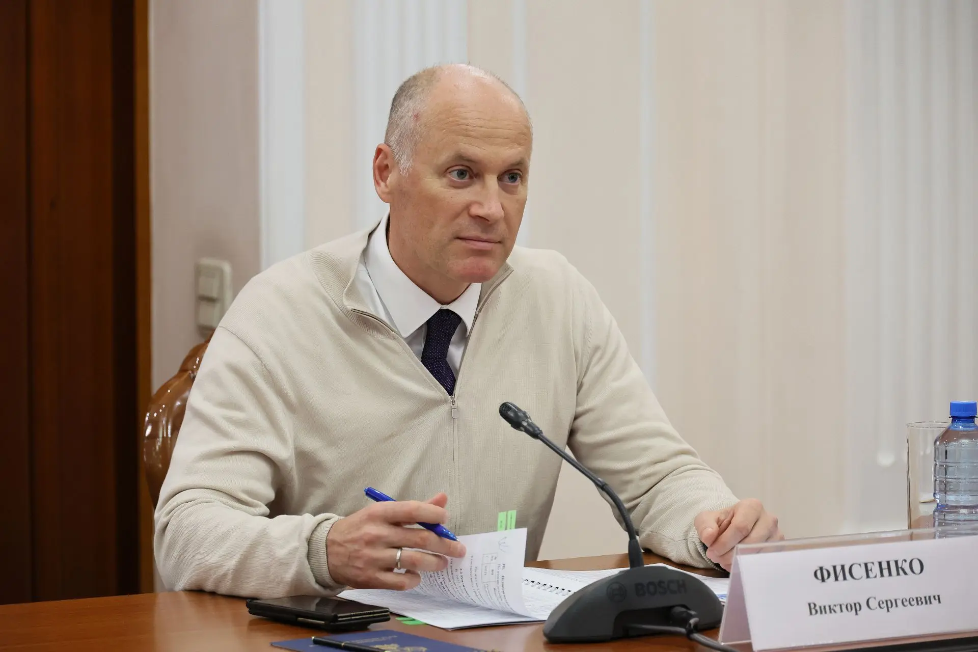 Вениамин Кондратьев встретился с первым заместителем Министра здравоохранения России Виктором Фисенко Вениамин Кондратьев встретился с первым заместителем Министра здравоохранения России Виктором Фисенко