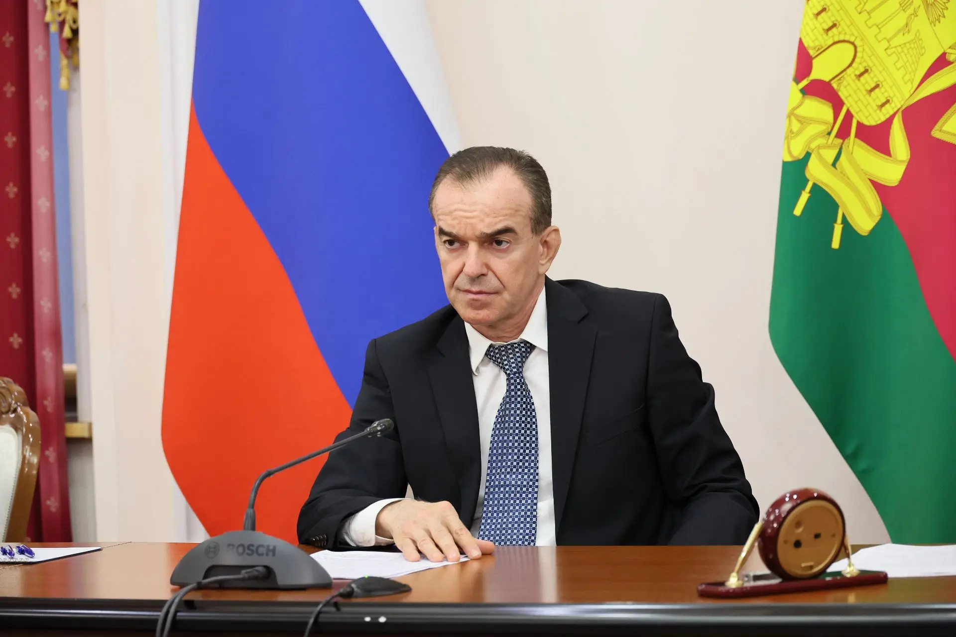 Вениамин Кондратьев встретился с первым заместителем Министра здравоохранения России Виктором Фисенко Вениамин Кондратьев встретился с первым заместителем Министра здравоохранения России Виктором Фисенко