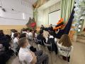 Сотрудники Анапского ЛО МВД России на транспорте провели профилактическую беседу для учащихся школы №16 поселка Цибанобалка