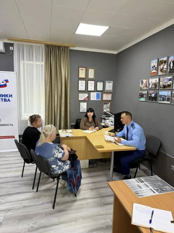 Прокурором Темрюкского района проведен тематический прием участников специальной военной операции и членов их семей Прокурором Темрюкского района проведен тематический прием участников специальной военной операции и членов их семей