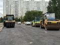 По ул. им. Есенина укладывают асфальто-бетонное покрытие