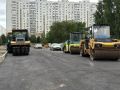 По ул. им. Есенина укладывают асфальто-бетонное покрытие