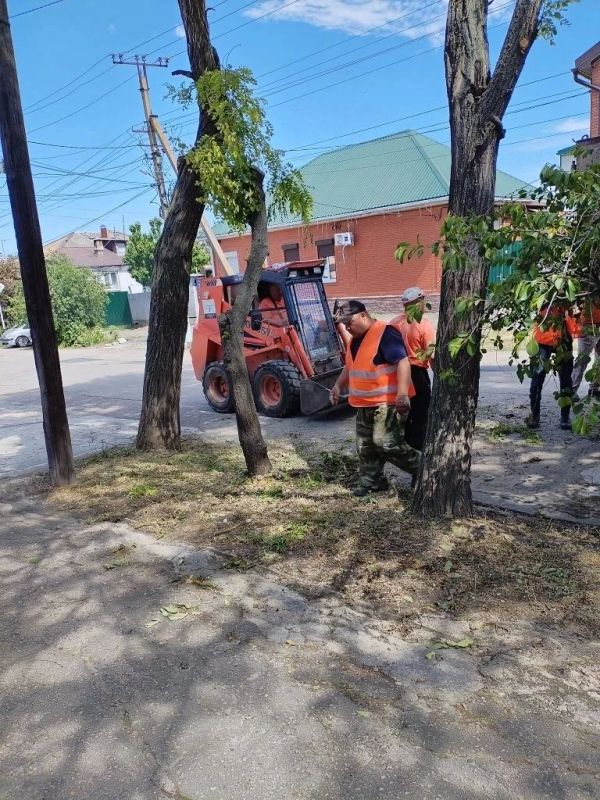 В Ейске продолжаются работы по устранению последствий сильного ветра – убираются сломанные деревья и ветки В Ейске продолжаются работы по устранению последствий сильного ветра – убираются сломанные деревья и ветки