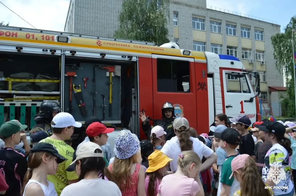Открытый урок культуры безопасности в летнем лагере СОШ № 2