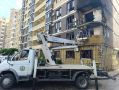 Спасатели убирают опасные конструкции на месте атаки БПЛА в Краснодаре