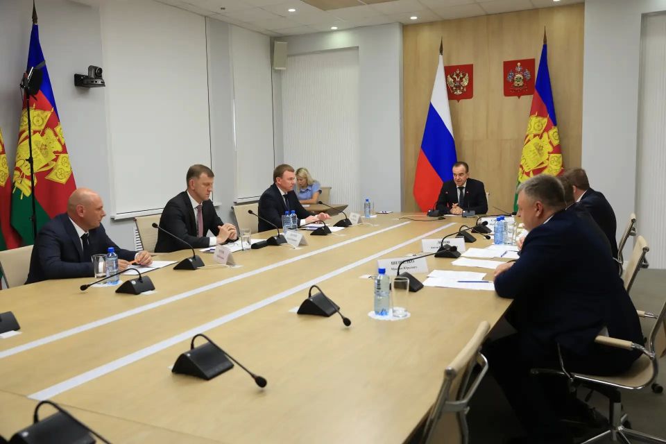 Евгений Наумов: С губернатором Кубани Вениамином Ивановичем Кондратьевым обсудили развитие дорожно-транспортной сети Краснодара
