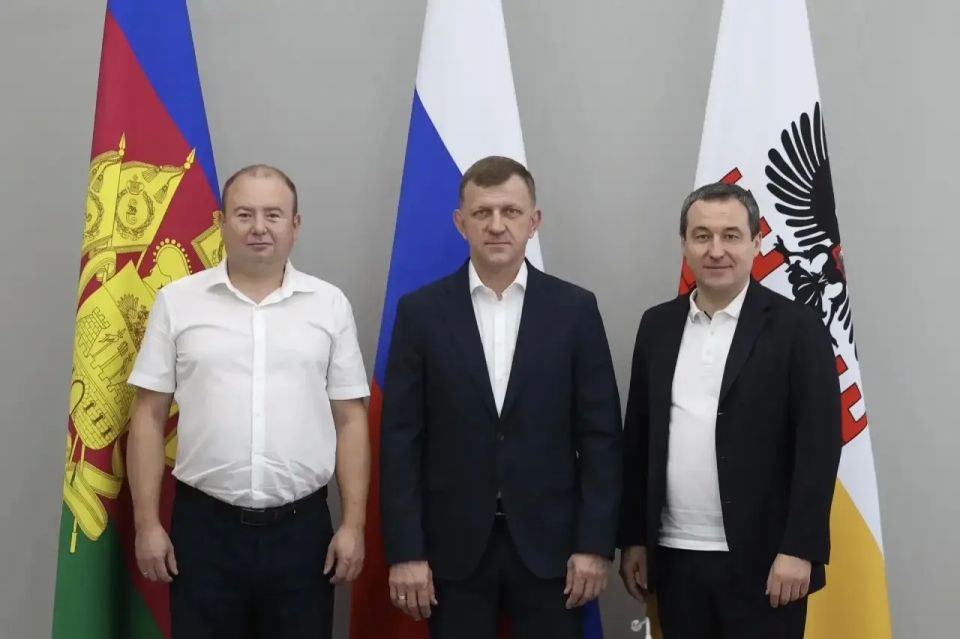 Евгений Наумов на рабочей встрече с депутатами Госдумы и ЗСК обсудили модернизацию коллекторов Краснодара