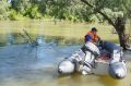 Временную дамбу возводят для защиты от подтоплений в Крымском районе