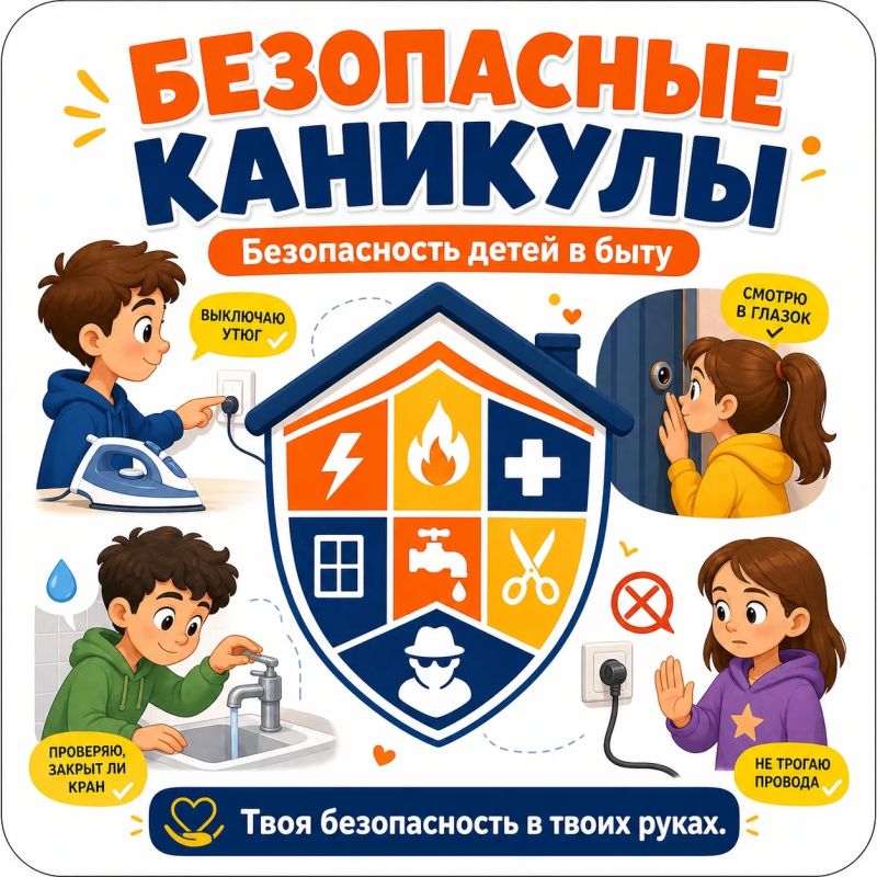 «Чек-лист безопасности в быту» на время летних каникул «Чек-лист безопасности в быту» на время летних каникул