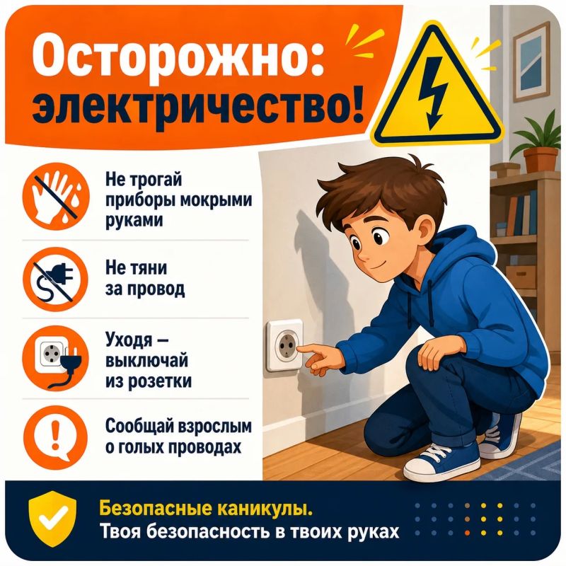 «Чек-лист безопасности в быту» на время летних каникул «Чек-лист безопасности в быту» на время летних каникул