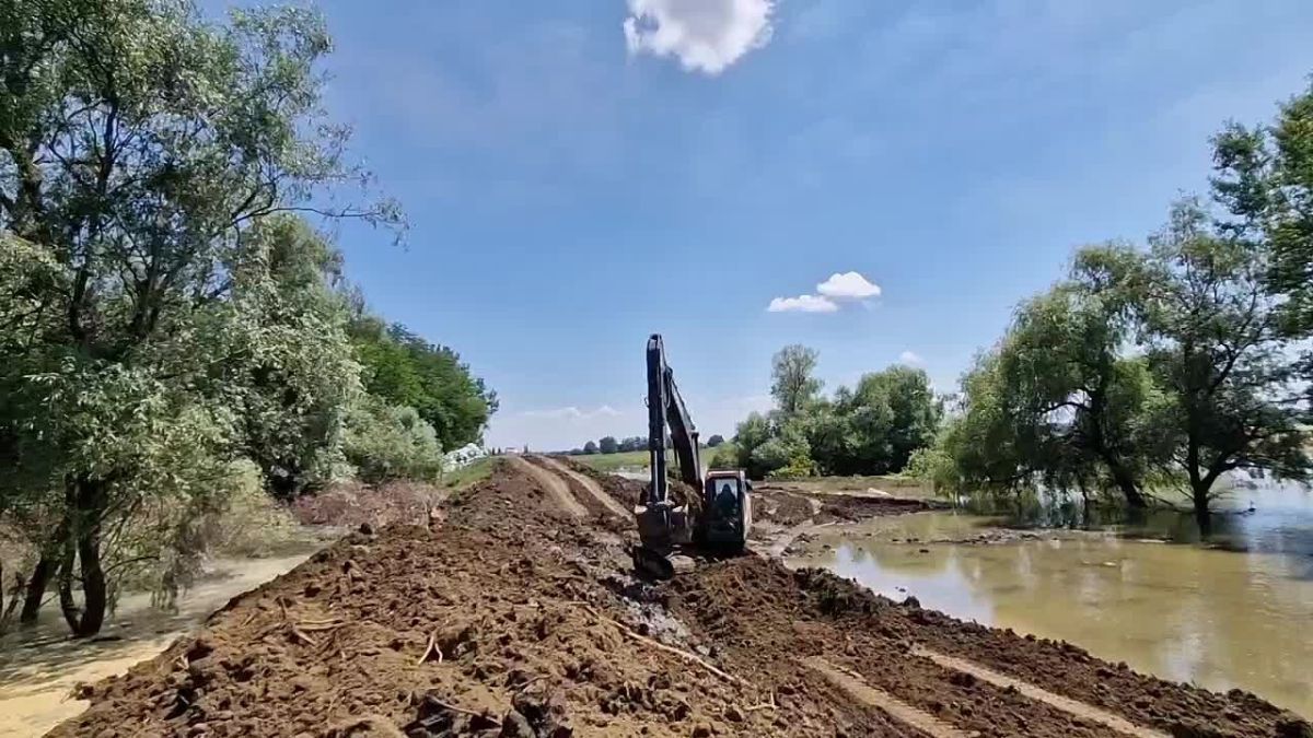 Проран закрывается. Работы по ликвидации прорана перешли в решающую стадию