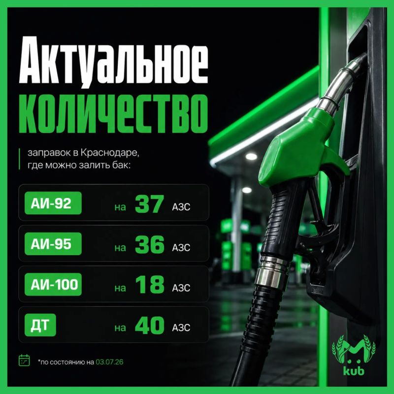На одну работающую АЗС в Краснодаре стало меньше