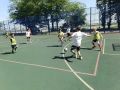 В период летних каникул в Краснодаре на спортивных дворовых площадках проходят бесплатные тренировки для детей и подростков