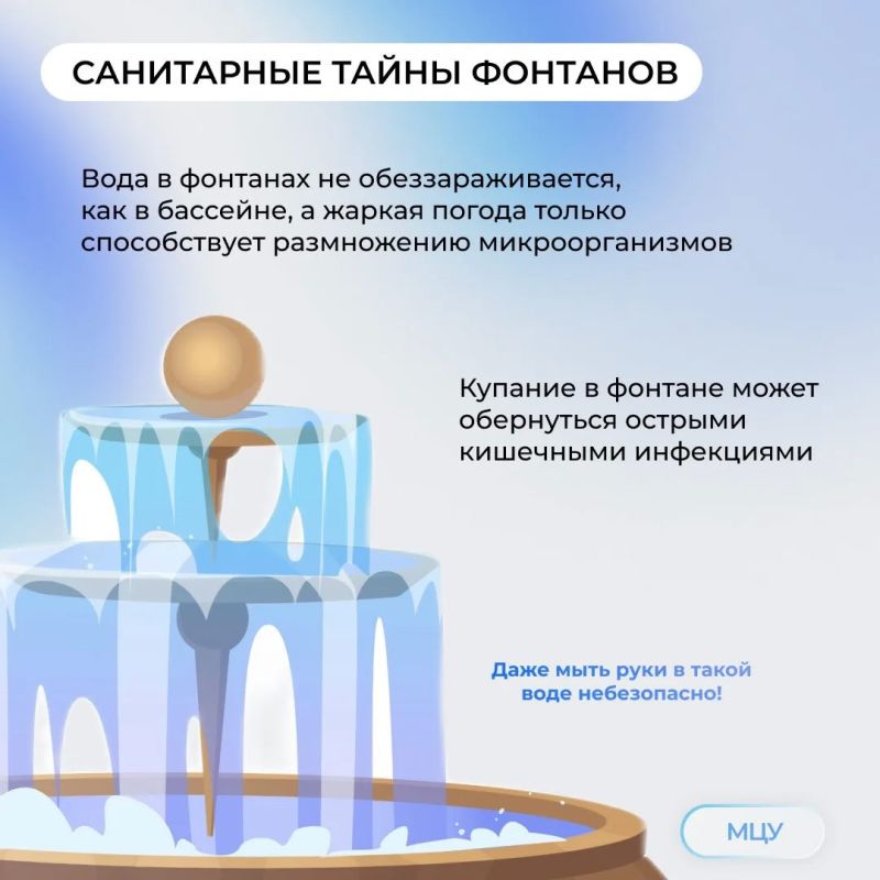 Почему нельзя купаться в городских фонтанах Почему нельзя купаться в городских фонтанах