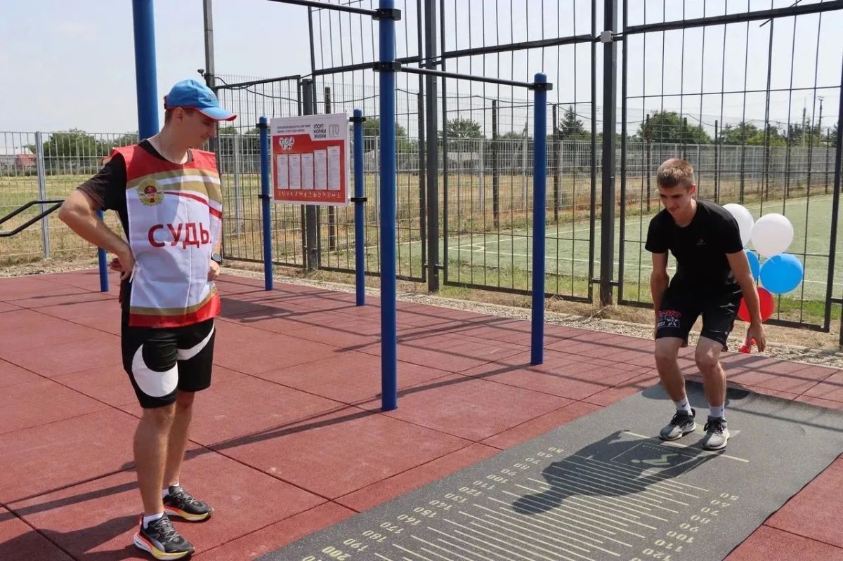 В Краснодарском крае открыли новую площадку ГТО В Краснодарском крае открыли новую площадку ГТО