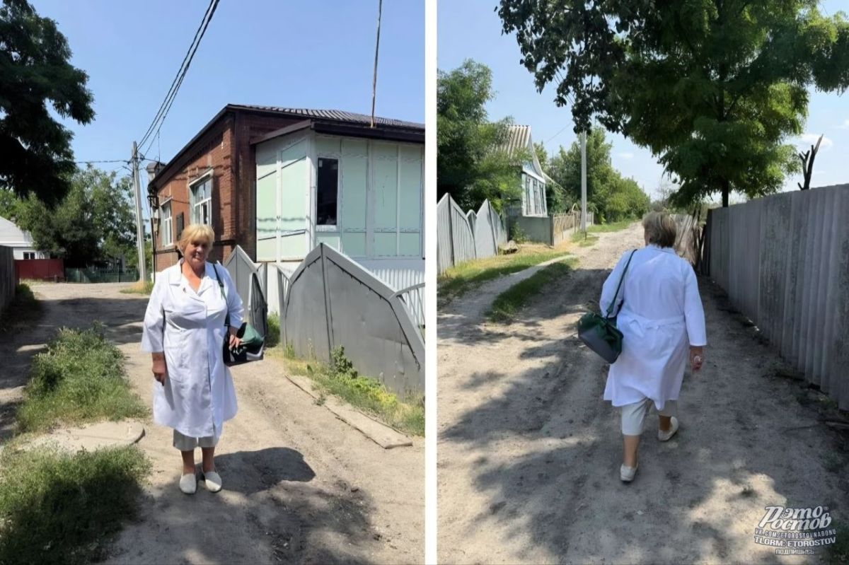 Пожилой фельдшер с кардиостимулятором добирается до больных через реку Пожилой фельдшер с кардиостимулятором добирается до больных через реку
