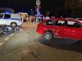 В результате ночной аварии на улице Восточно-Кругликовской пострадал водитель мотоцикла