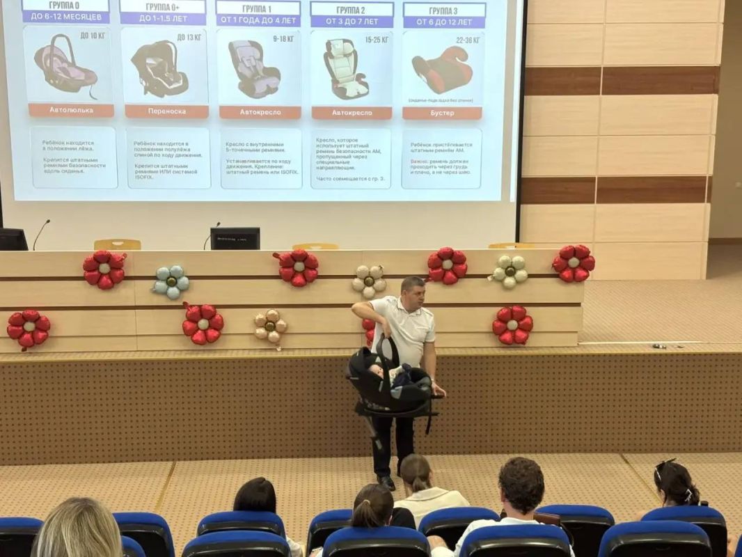 Безопасность с первых дней: в Краснодаре сотрудники Госавтоинспекции рассказали будущим родителям о правилах перевозки наворожённых в автомобилях Безопасность с первых дней: в Краснодаре сотрудники Госавтоинспекции рассказали будущим родителям о правилах перевозки наворожённых в автомобилях