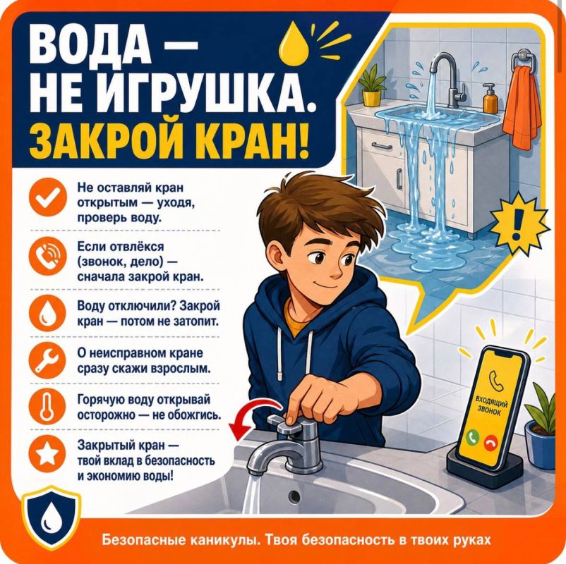 «Чек-лист безопасности в быту» на время летних каникул «Чек-лист безопасности в быту» на время летних каникул