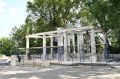 В парке «Городской Сад» начались работы по ремонту колоннады