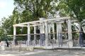 В Городском Саду Краснодара реставрируют историческую колоннаду