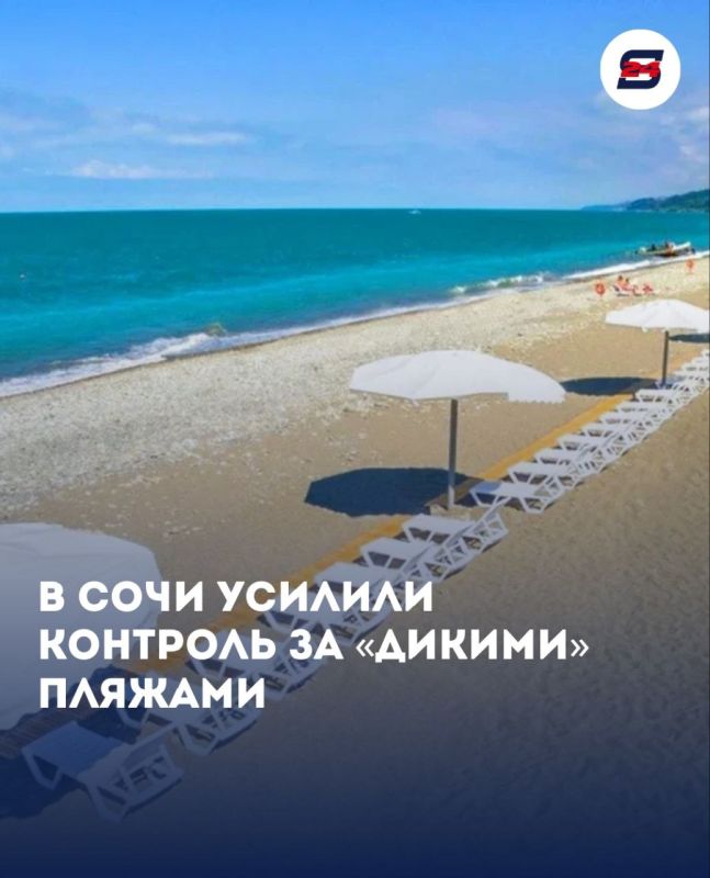 В Сочи усилили контроль на «диких» пляжах, штрафуют любителей загара голышом