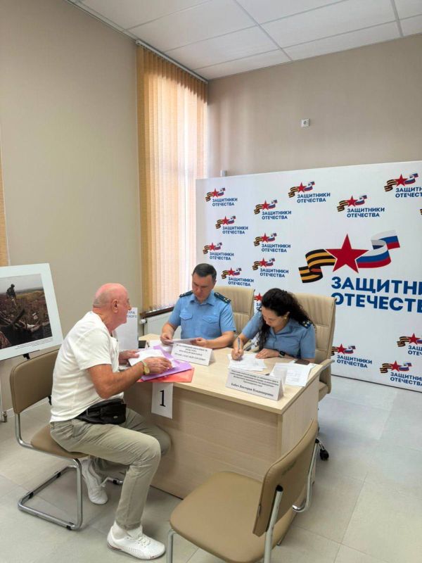 Исполняющий обязанности прокурора края Александр Трухин провел прием в филиале Государственного фонда поддержки участников специальной военной операции «Защитники Отечества» поКраснодарскому краю Исполняющий обязанности прокурора края Александр Трухин провел прием в филиале Государственного фонда поддержки участников специальной военной операции «Защитники Отечества» поКраснодарскому краю