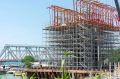 В Сочи на западном портале обхода Адлера забурено 65% свай в основания подпорных сооружений