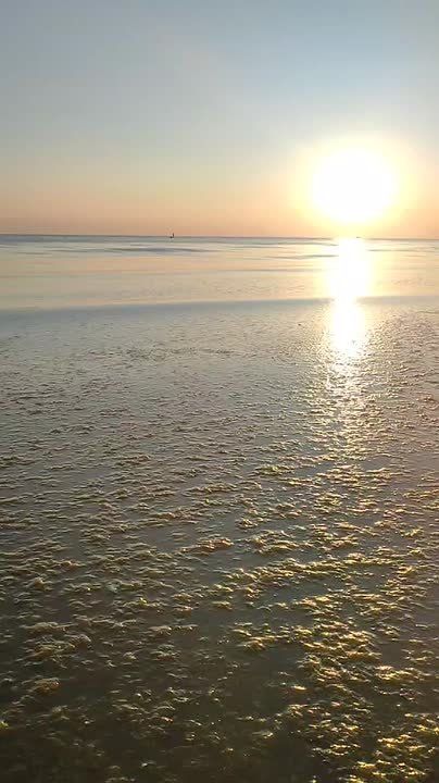 Чудно море Анапы на закате