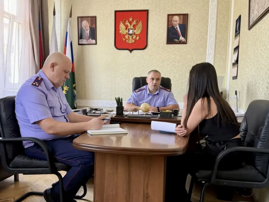 Заместитель руководителя Западного МСУТ СК России провёл личный приём граждан в Краснодаре