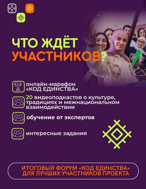 «Код Единства» – молодёжное сообщество этноблогеров Кубани «Код Единства» – молодёжное сообщество этноблогеров Кубани