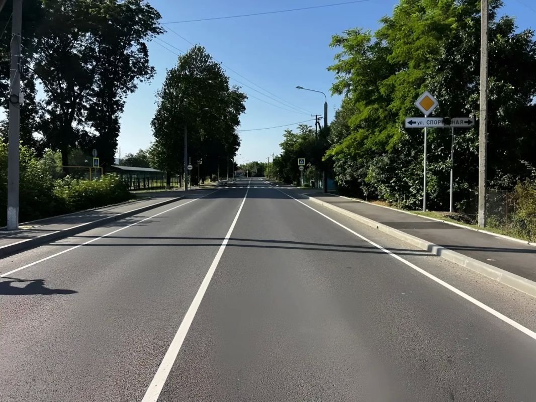 В Лабинском и Мостовском районах завершают ремонт дороги