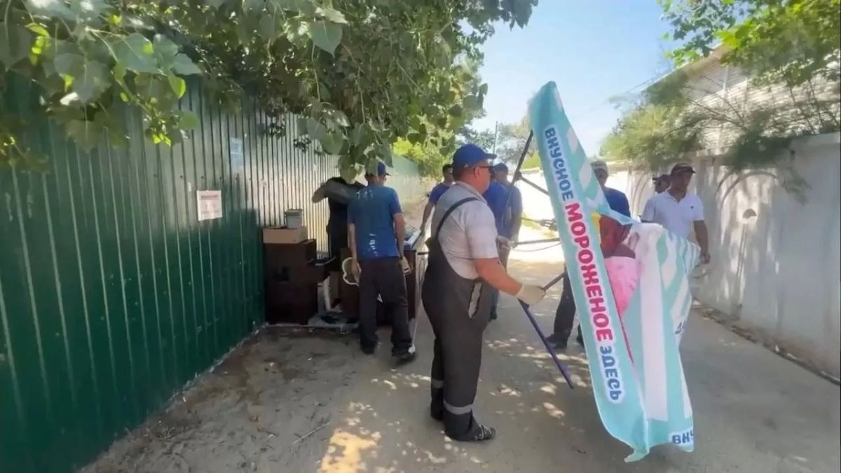 В Анапе продолжают демонтировать незаконно установленные сооружения В Анапе продолжают демонтировать незаконно установленные сооружения