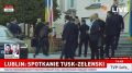 Зеленский встретился с Туском в Польше