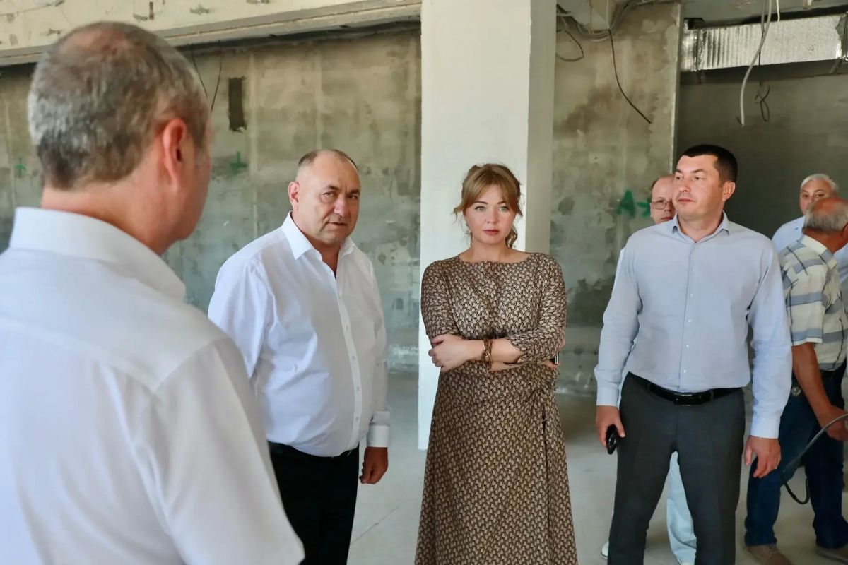 В хуторе Ханьков Славянского района завершают строительство Дома культуры