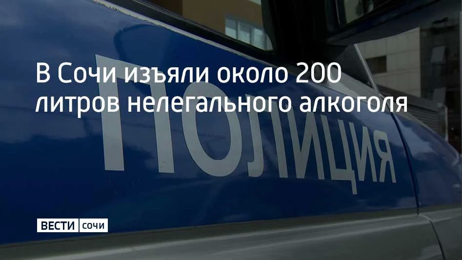 Контрафакт нашли в Адлерском районе курорта
