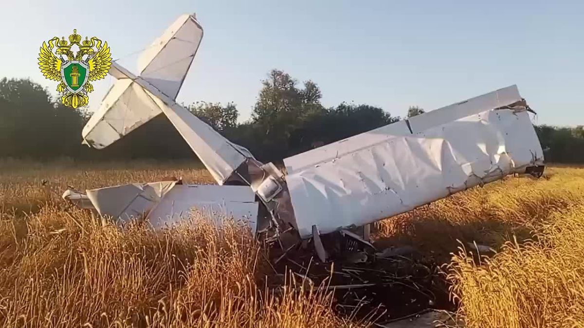 Самолёт рухнул в Самарской области
