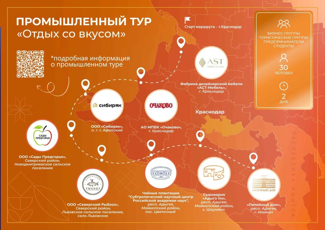 На Кубани создали первый межрегиональный агропромышленный тур