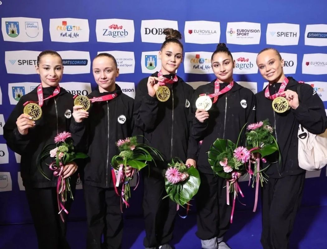 Кубанские гимнастки выиграли золото на чемпионате Европы
