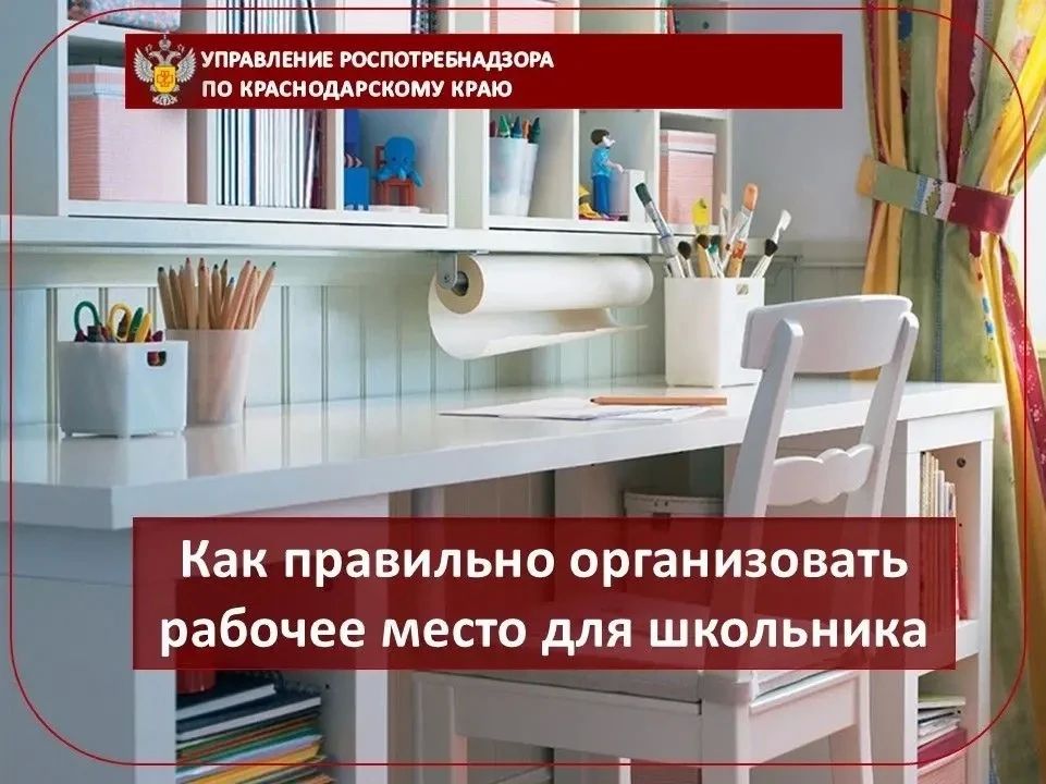 Как правильно организовать рабочее место для школьника