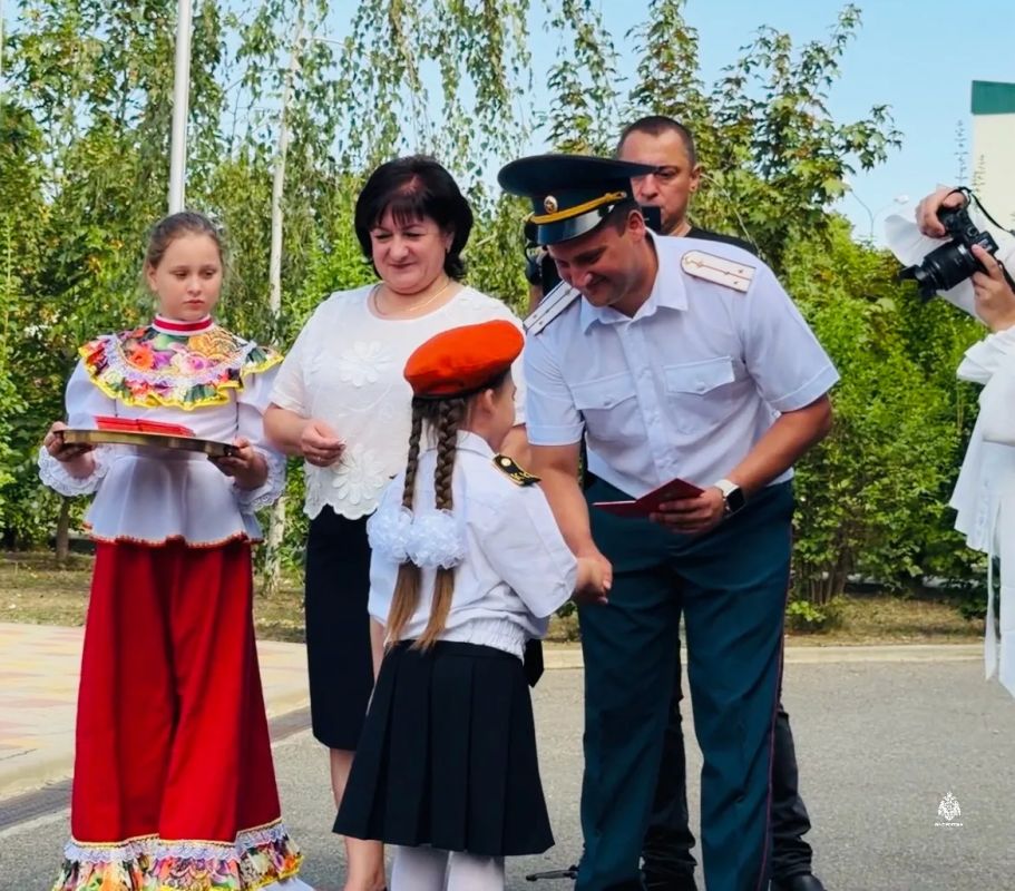 Открытие класса МЧС России состоялось в станице Северской Открытие класса МЧС России состоялось в станице Северской